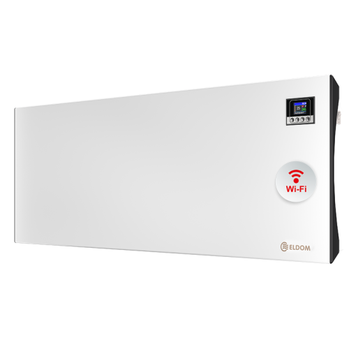 Конвектор ELDOM Galant RH01W30W-W, стенен, с електронно Wi-Fi управление, 3000W 
